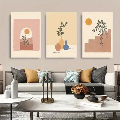 3pcs Fashion Decorative Painting Wall Art Canvas Unframed - High Quality Print 100% Australian Made Wall Canvas