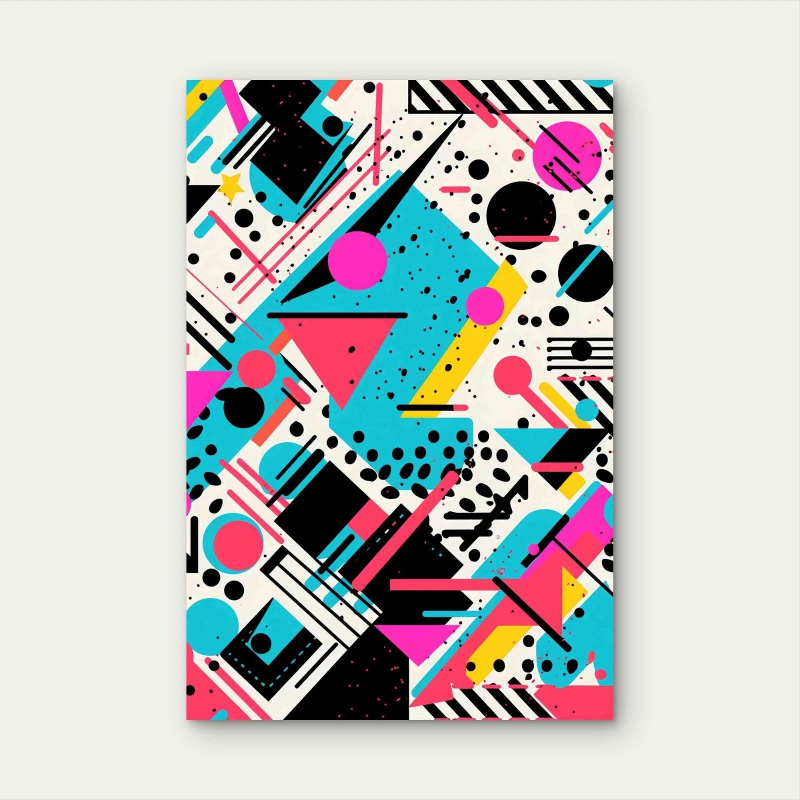 Abstract Seamless Pattern Design 60x90cm Metal Print Ready to Hang