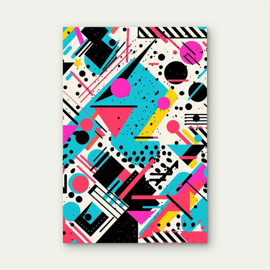 Abstract Seamless Pattern Design 60x90cm Metal Print Ready to Hang