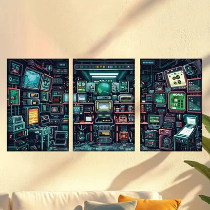 3pcs Wonderful Urban Scenery Wall Art Set Canvas Framed 40x60cm - High Quality Print 100% Australian Made Wall Canvas Ready to Hang - Bella Home Decor