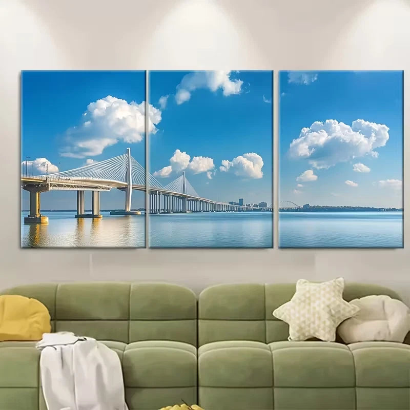 3pcs New Francis Scott Key Bridge Stunning MarylandMetal Print Ready to Hang Art