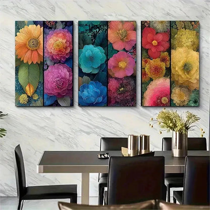 3pcs Aesthetic Vintage Luxury Perfect Wall Art Set Canvas Framed 50x70cm - High Quality Print 100% Australian Made Wall Canvas Ready to Hang - Bella Home Decor