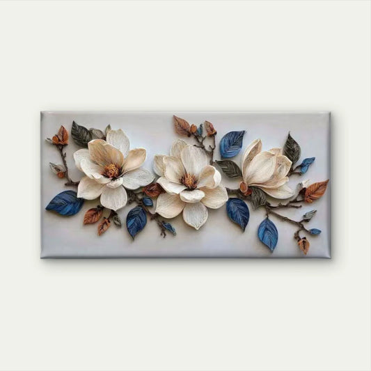 The Texture of Grace Flowers Wall Art Canvas Office Home Room Framed 120x60cm