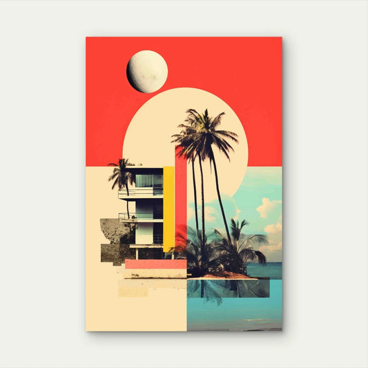 Rendering Inspirational Mood Board 60x90cm Metal Print Ready to Hang