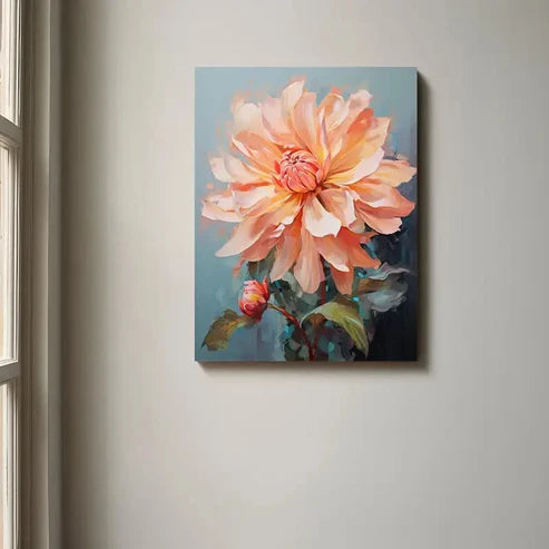 Beautiful Vibrant Floral Colorful Botanical 60x90cm Metal Print Ready to Hang