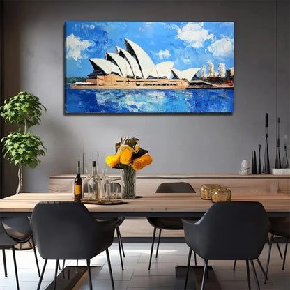 Australian Landscape Sydney Wall Art Canvas Office Home Room Framed 120x60cm