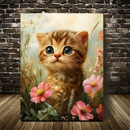 Featuring Adorable Flowers And a Scottish Painting 40x60cm Metal Print Ready to Hang