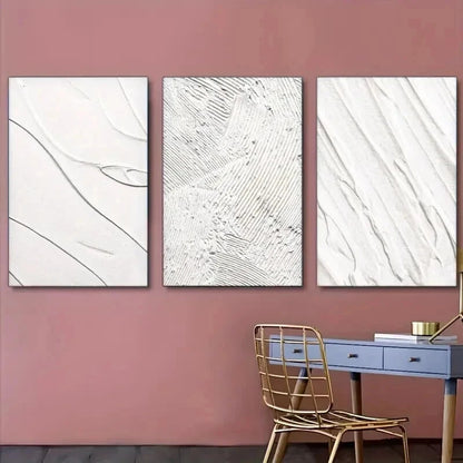 3pcs Modern Minimalist Abstract Wall Art Set Canvas Framed 50x70cm - High Quality Print 100% Australian Made Wall Canvas Ready to Hang