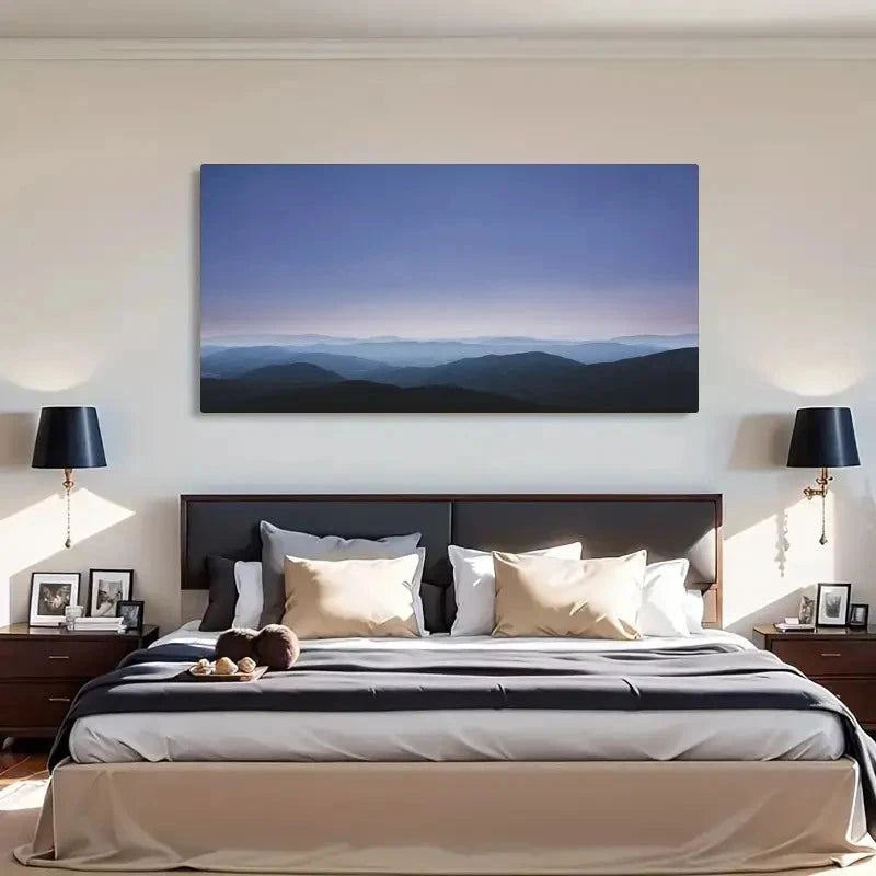 Nature Scenery Mountain & Sky Wall Art Canvas Office Home Room Framed 120x60cm