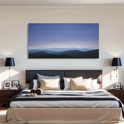 Nature Scenery Mountain & Sky Wall Art Canvas Office Home Room Framed 120x60cm