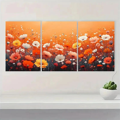 3pcs Abstract Floral Botanical Décor Perfect Wall Art Set Canvas Framed 40x60cm - High Quality Print 100% Australian Made Wall Canvas Ready to Hang - Bella Home Decor