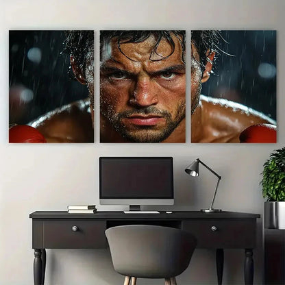 3pcs Rocky Balboa Inspirational Boxing Metal Print Ready to Hang Art