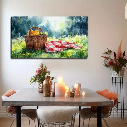Luncheon On The Grass Wall Art Canvas Office Home Room Framed 120x60cm