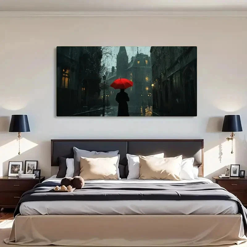 Perfect For City Solitude Wall Art Canvas Office Home Room Framed 120x60cm - Bella Home Decor