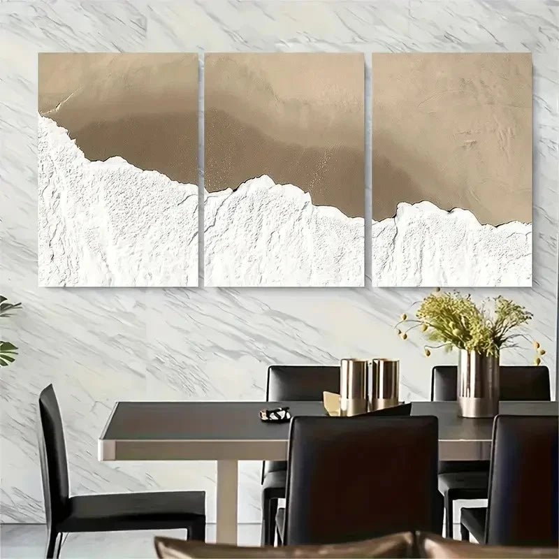 3pcs Beach Ocean Metal Print Ready to Hang Art - Bella Home Decor