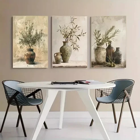 3pcs Modern House Art Wall Art Canvas Unframed - High Quality Print 100% Australian Made Wall Canvas