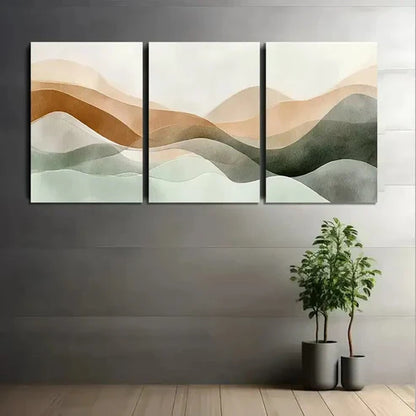 3pcs Watercolor Soft And Gentle With Delicate Wall Art Canvas Unframed - High Quality Print 100% Australian Made Wall Canvas