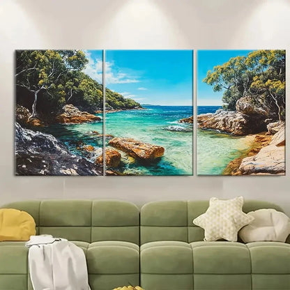 3pcs Purnululu National Park Australia Travel Metal Print Ready to Hang Art - Bella Home Decor