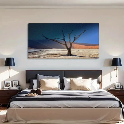 Namibia Deadvlei Panorama Wall Art Canvas Office Home Room Framed 120x60cm