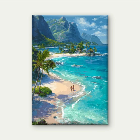 Hawaii Maui Tropical Beach Metal Print Ready to Hang