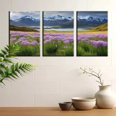 3pcs Mountains And Rivers Wall Art Canvas Unframed - High Quality Print 100% Australian Made Wall Canvas