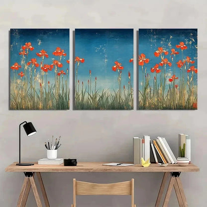 3pcs Ukiyo-E Woodblock Yorikiri  Perfect Wall Art Set Canvas Framed 60x90cm - High Quality Print 100% Australian Made Wall Canvas Ready to Hang - Bella Home Decor