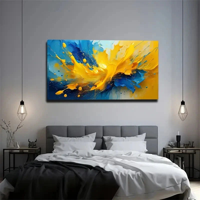 Visual Tension Suitable Wall Art Canvas Office Home Room Framed 120x60cm