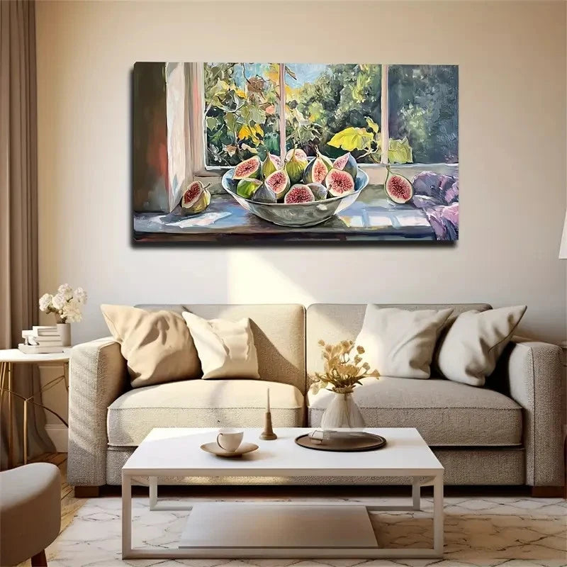 Afternoon Sunlight Landscape Wall Art Canvas Office Home Room Framed 120x60cm