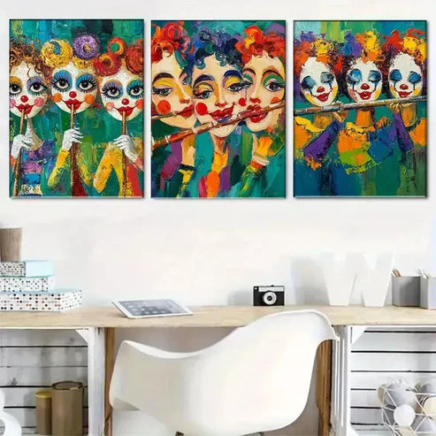 3 PCS Modern Mystical Forest Wrapped Wall Art Set Canvas Unframed - High Quality Print 100% Australian Made Wall Canvas