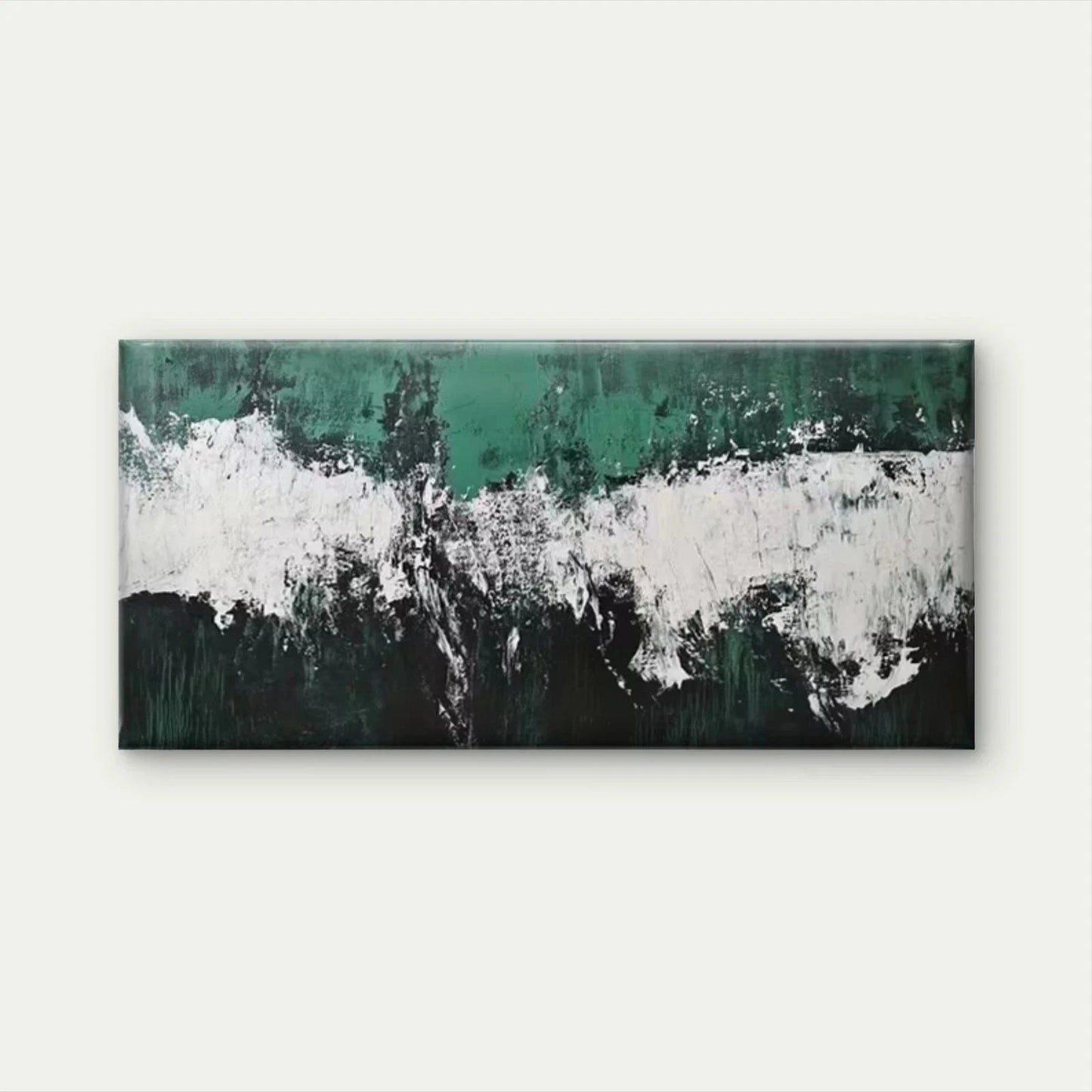 Abstract Black and White Wall Art Canvas Office Home Room Framed 120x60cm