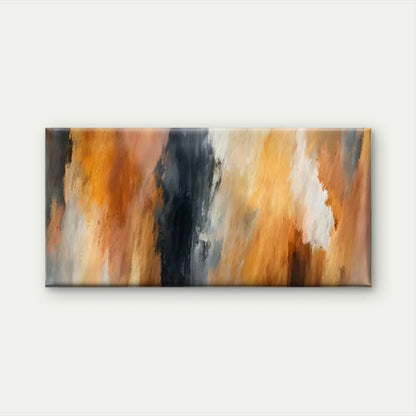 Abstract Textured Stroke Wall Art Canvas Office Home Room Framed 120x60cm