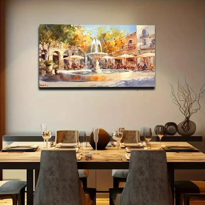 Serene Outdoor Scene Colors Wall Art Canvas Office Home Room Framed 120x60cm