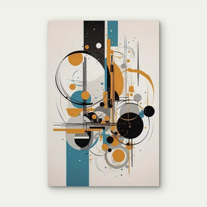 Abstract Harmony Metal Print Ready to Hang