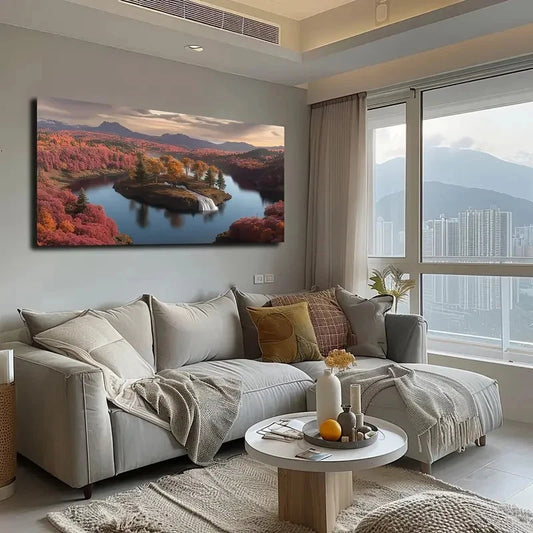 Modern Minimalist Landscape Wall Art canvas office home room framed 120x60cm