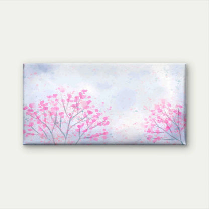 Watercolor Cherry Blossom Wall Art Canvas Office Home Room Framed 120x60cm