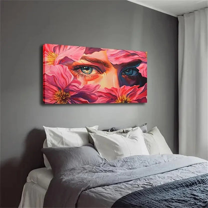 The Eyes Of The Figure Combined Wall Art Canvas Office Home Room Framed 120x60cm - Bella Home Decor