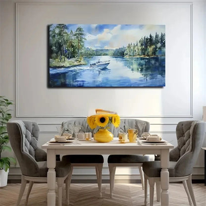 A Sky Filled With Clouds Of Wall Art Canvas Office Home Room Framed 120x60cm