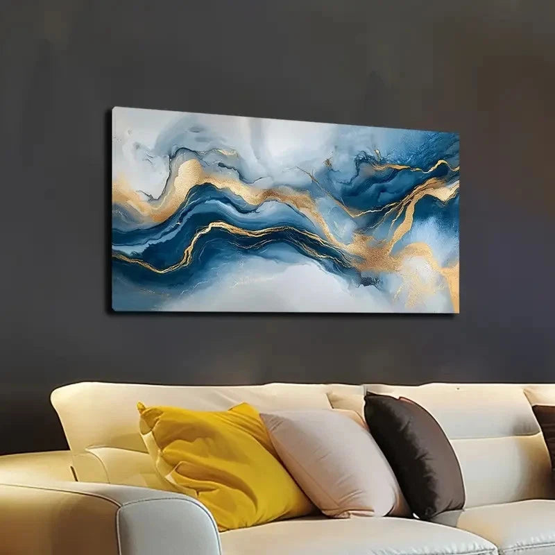 Simple And Elegant Wall Art canvas office home room framed 120x60cm - Bella Home Decor