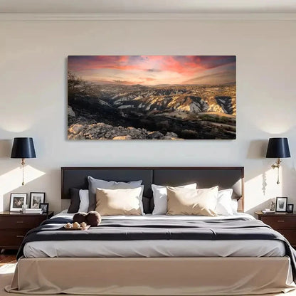 Scenery Landscape Twilight Wall Art Canvas Office Home Room Framed 120x60cm