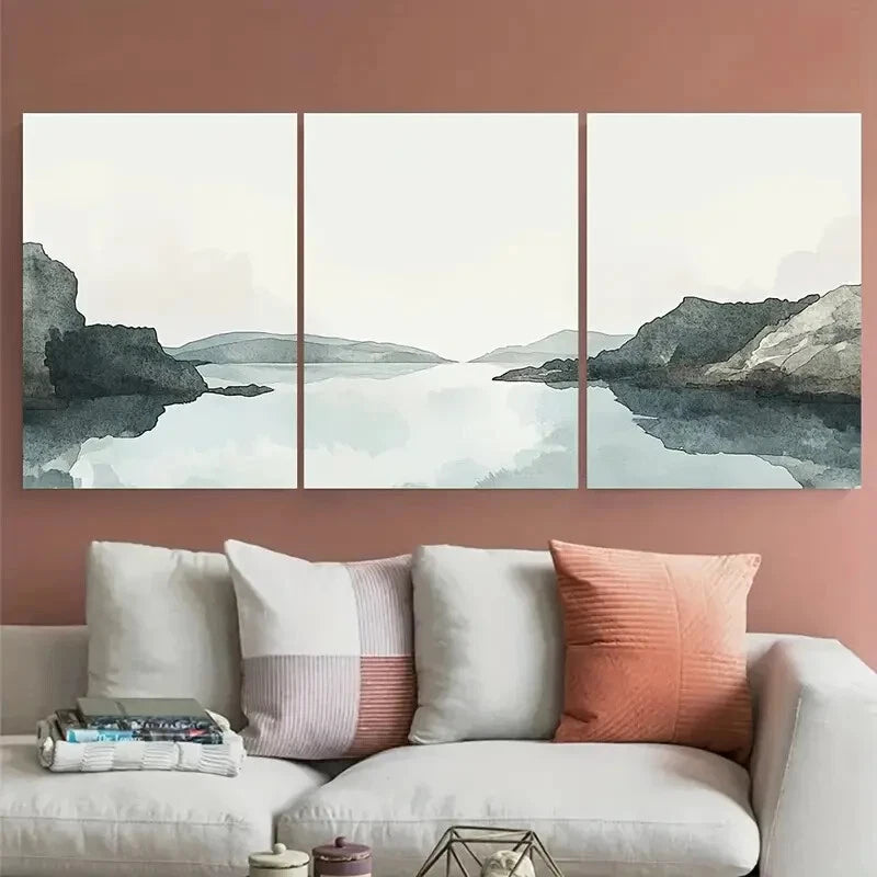 3pcs Galway Ireland Travel Illustration Metal Print Ready to Hang Art - Bella Home Decor