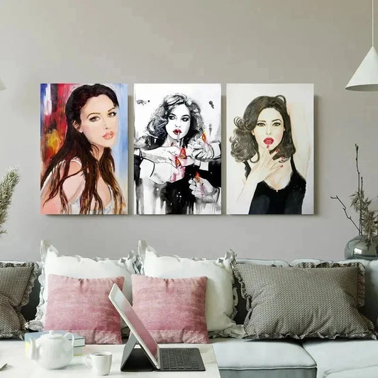 3pcs Be Hung As Wall Decoration Showcasing Wall Art Set Canvas Framed 60x90cm - High Quality Print 100% Australian Made Wall Canvas Ready to Hang