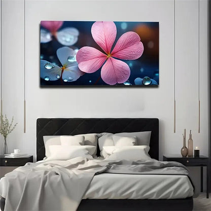 Fresh Flowers Very Simple Wall Art Canvas Office Home Room Framed 120x60cm