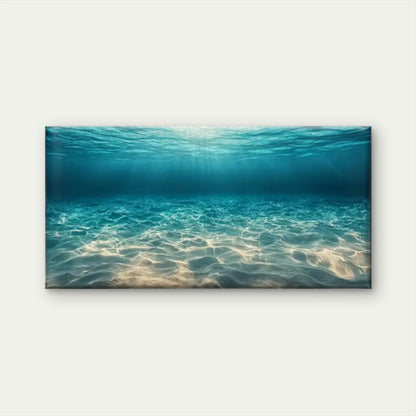 Sun Shining Underwater Wall Art Canvas Office Home Room Framed 120x60cm