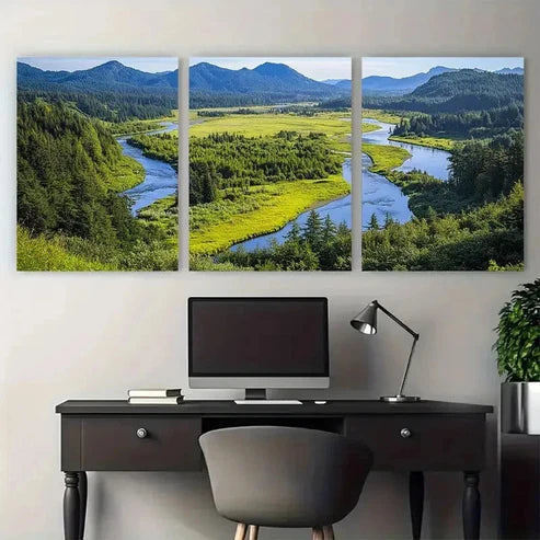 3pcs Pacific Northwest Oregon Landscapes Perfect Wall Art Set Canvas Unframed – High Quality Print 100% Australian Made Wall Canvas