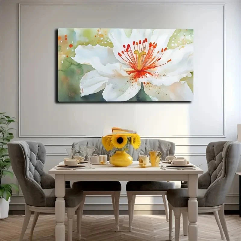 Full And Blooming Flowers Wall Art Canvas Office Home Room Framed 120x60cm