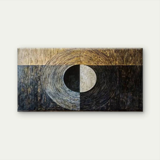 Echoes of the Infinite Wall Art Canvas Office Home Room Framed 120x60cm