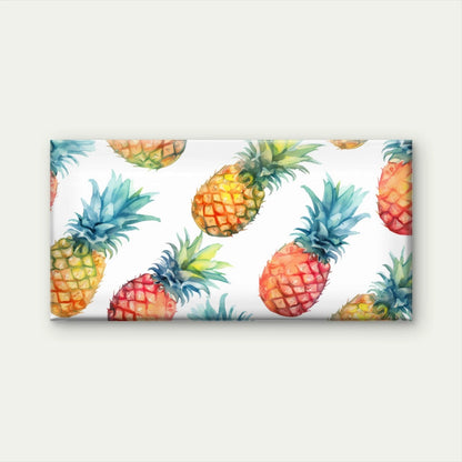 Pineapple Fruit Watercolor Wall Art Canvas Office Home Room Framed 120x60cm