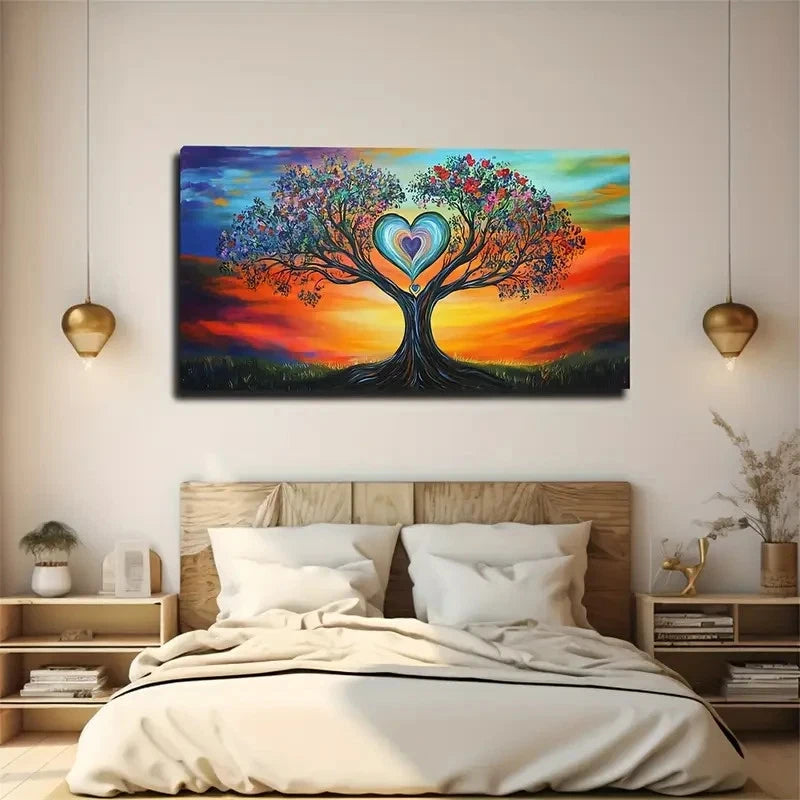 Thick Branches Decoration Wall Art Canvas Office Home Room Framed 120x60cm