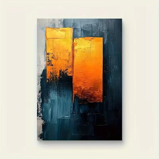 European Style Green Abstract 60x90cm Metal Print Ready to Hang