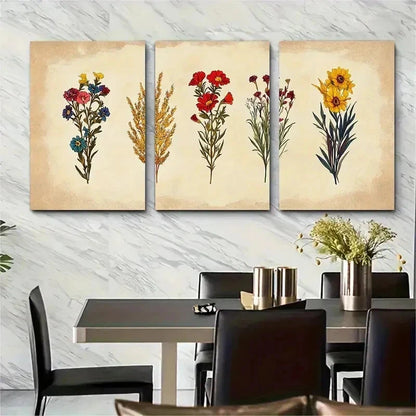 3pcs Egyptian Aesthetic Egypt Travel Perfect Wall Art Set Canvas Framed 50x70cm - High Quality Print 100% Australian Made Wall Canvas Ready to Hang - Bella Home Decor